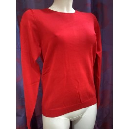 Pull Manches Longues Col Rond Scarlet