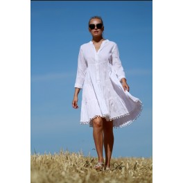 Robe Tunique En Coton Bio Lisa By Laura En Robe