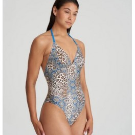 Maillot De Bain 1 Pièce Triangle Mousse Noué Cou By Marie Jo Swim