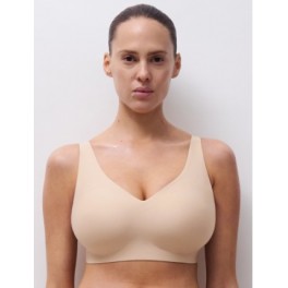 Soutien Gorge Plongeant Power Pulp Noir, Beige, By Chantelle Softstrecht