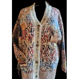 Veste Lainage En Viscose Oversize By Ottantotto