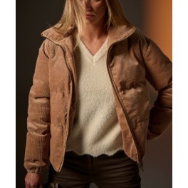 Pull Over Vague Col V Neige By Etymologie La Mode Au Quotidien