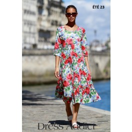 JESS - 303 - Robe Manches Mi-Longues By Dress Addict