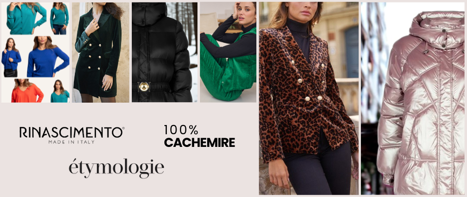 Mode Femme Chic & Élégante — Manteaux, Vestes & Pulls en Cachemire | Rinascimento, Étymologie